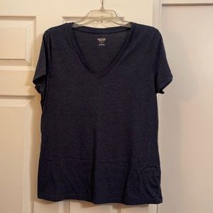 Mossimo Heather Navy V-Neck